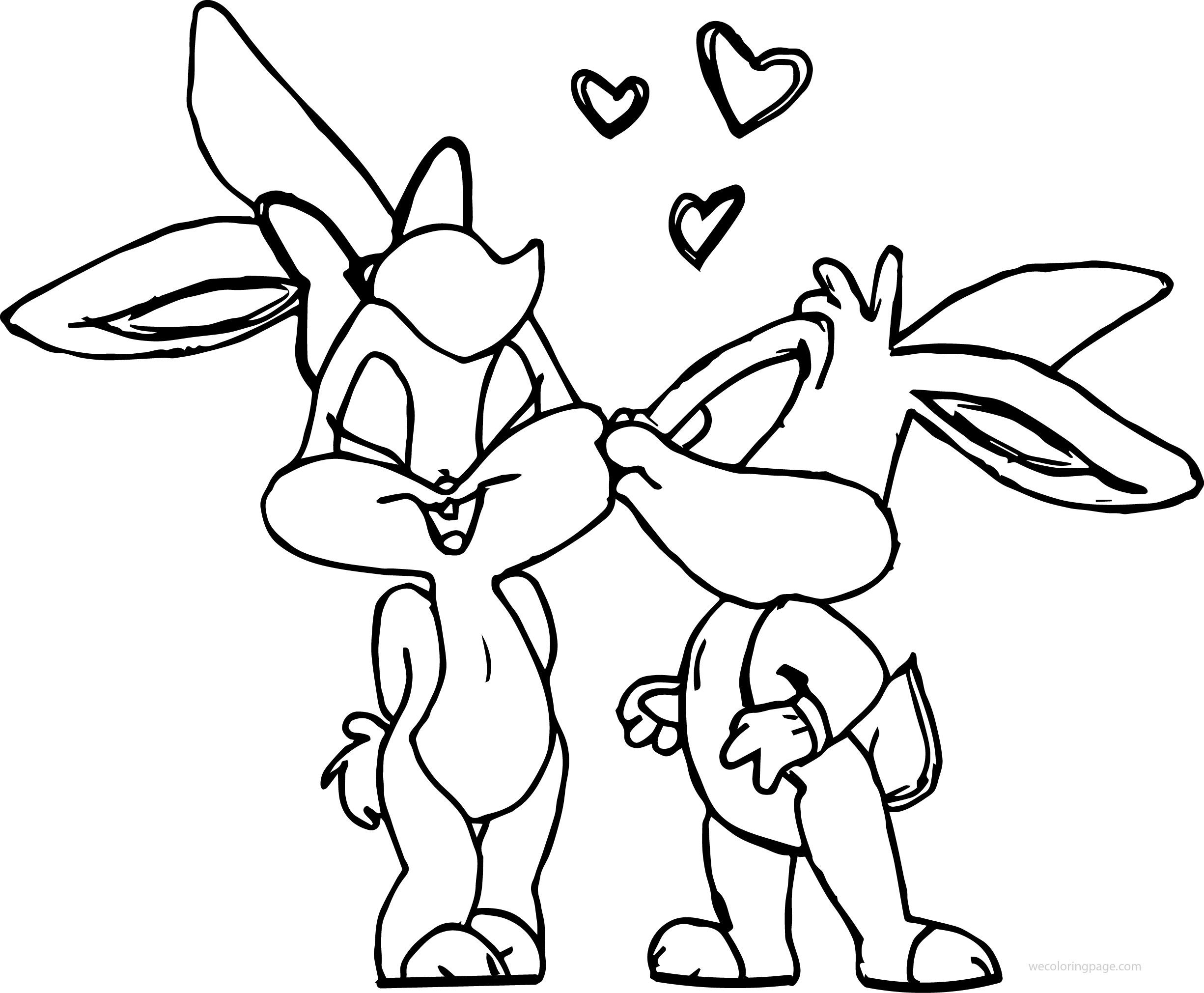 Baby Bugs Bunny Coloring Pages