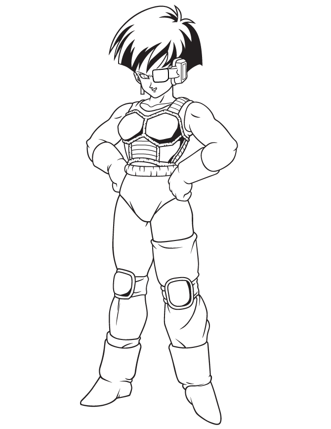 Free Printable Dragon Ball Z Coloring Pages 