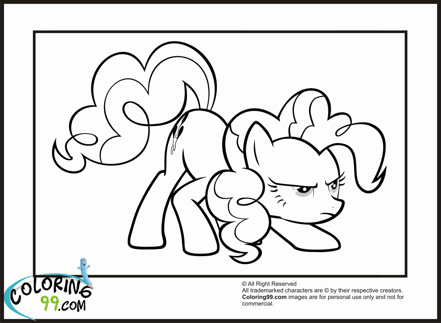 My Little Pony Pinkie Pie Coloring Pages | Team colors