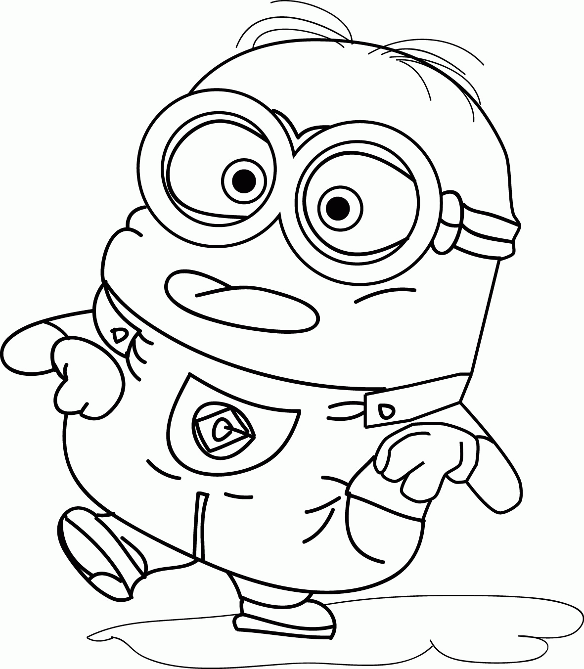 cute minion coloring pages - Clip Art Library