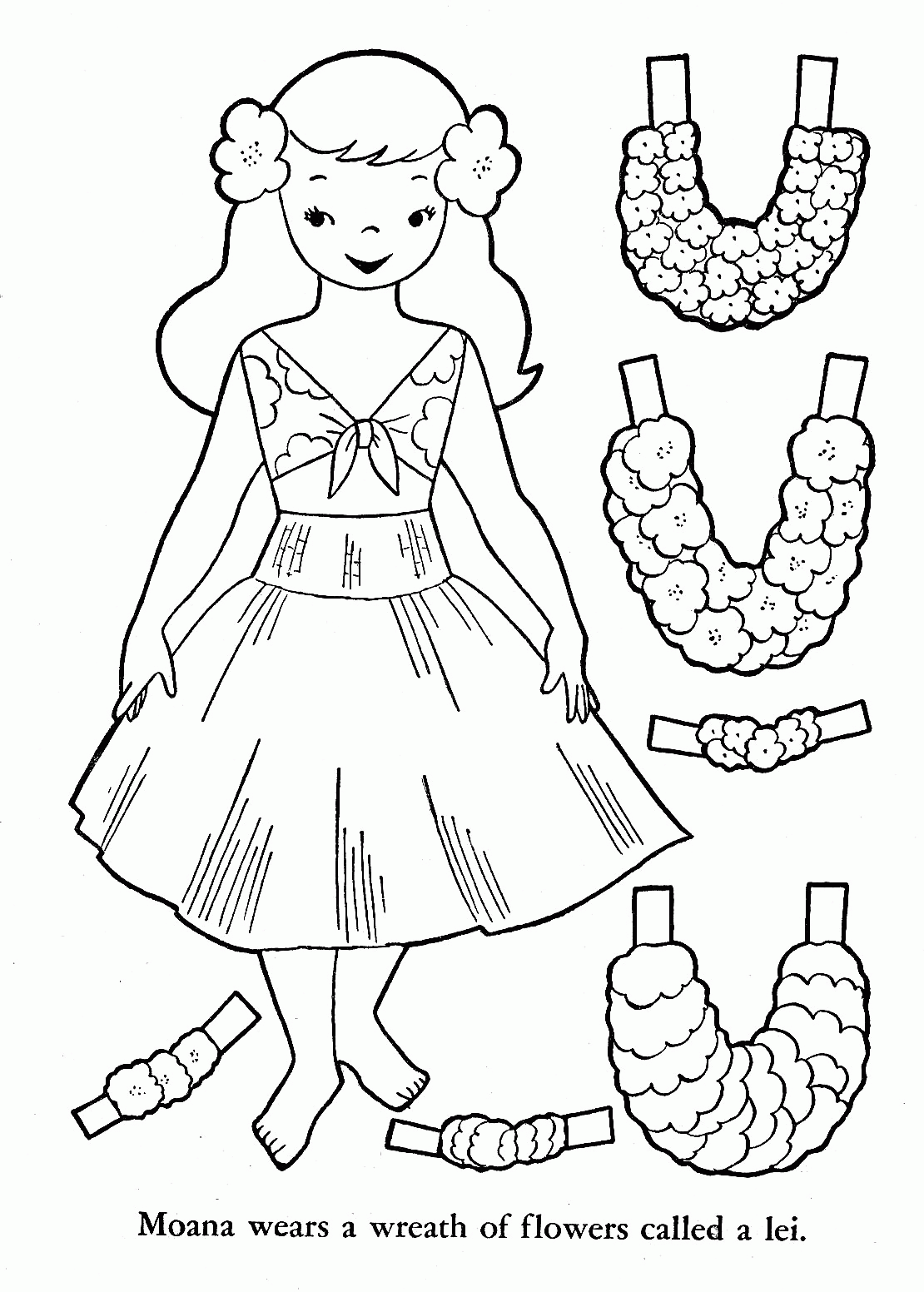 Papers Aloha Hawaii Coloring Page | Free Printable Coloring Pages