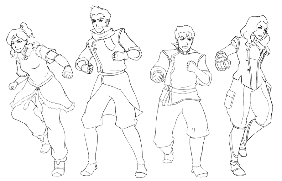 the-legend-of-korra coloring pages from gabriel � Free Printables