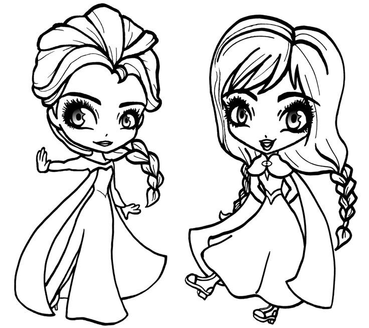Free Kawaii Frozen Coloring Pages Download Free Clip Art Free Clip Art On Clipart Library