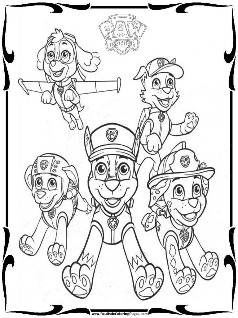 Free Paw Patrol Coloring Pages Printable Download Free Clip Art Free