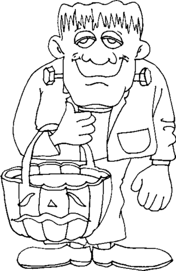halloween coloring pictures to print for Free Coloring Page