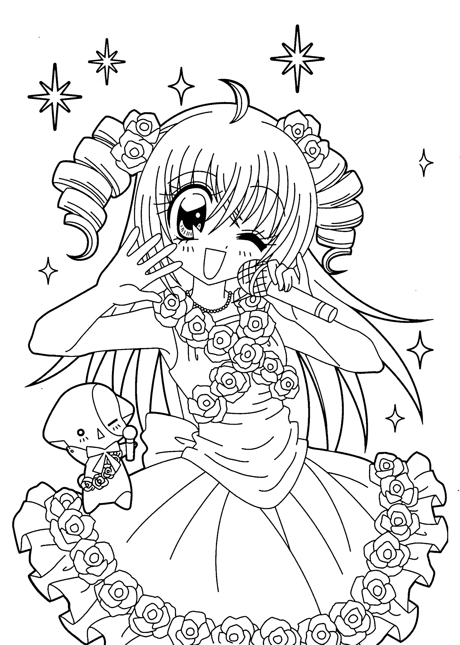 Free Free Printable Anime Coloring Pages, Download Free Free Printable
