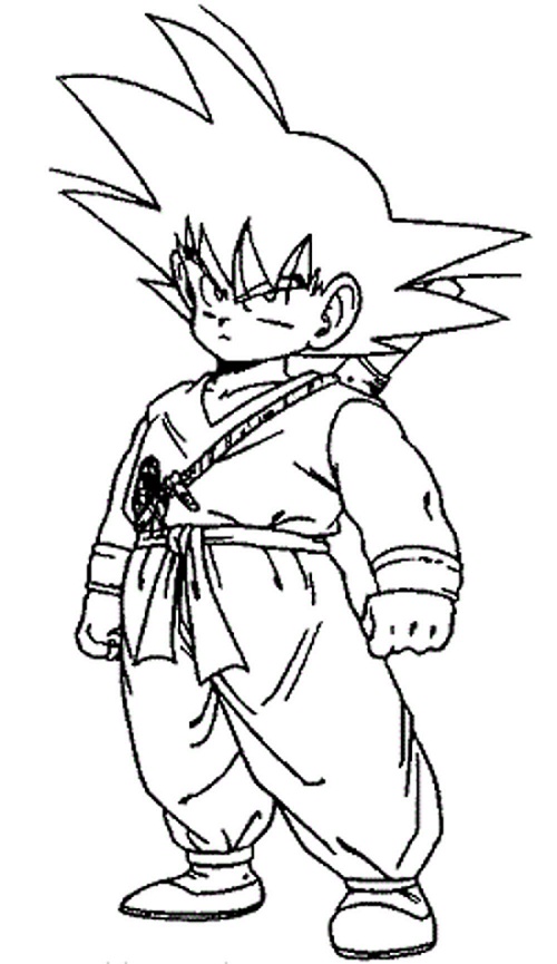 Printable Goku Coloring Pages | Coloring Me