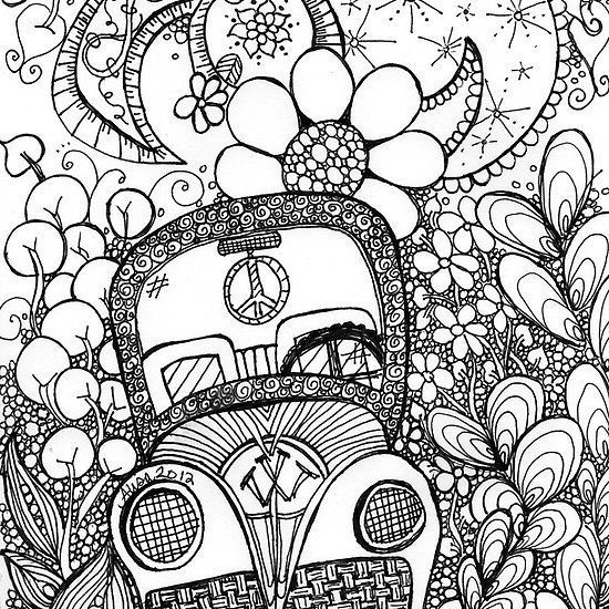 Printable Mushroom Printable Trippy Coloring Pages For Adults - Draw-i