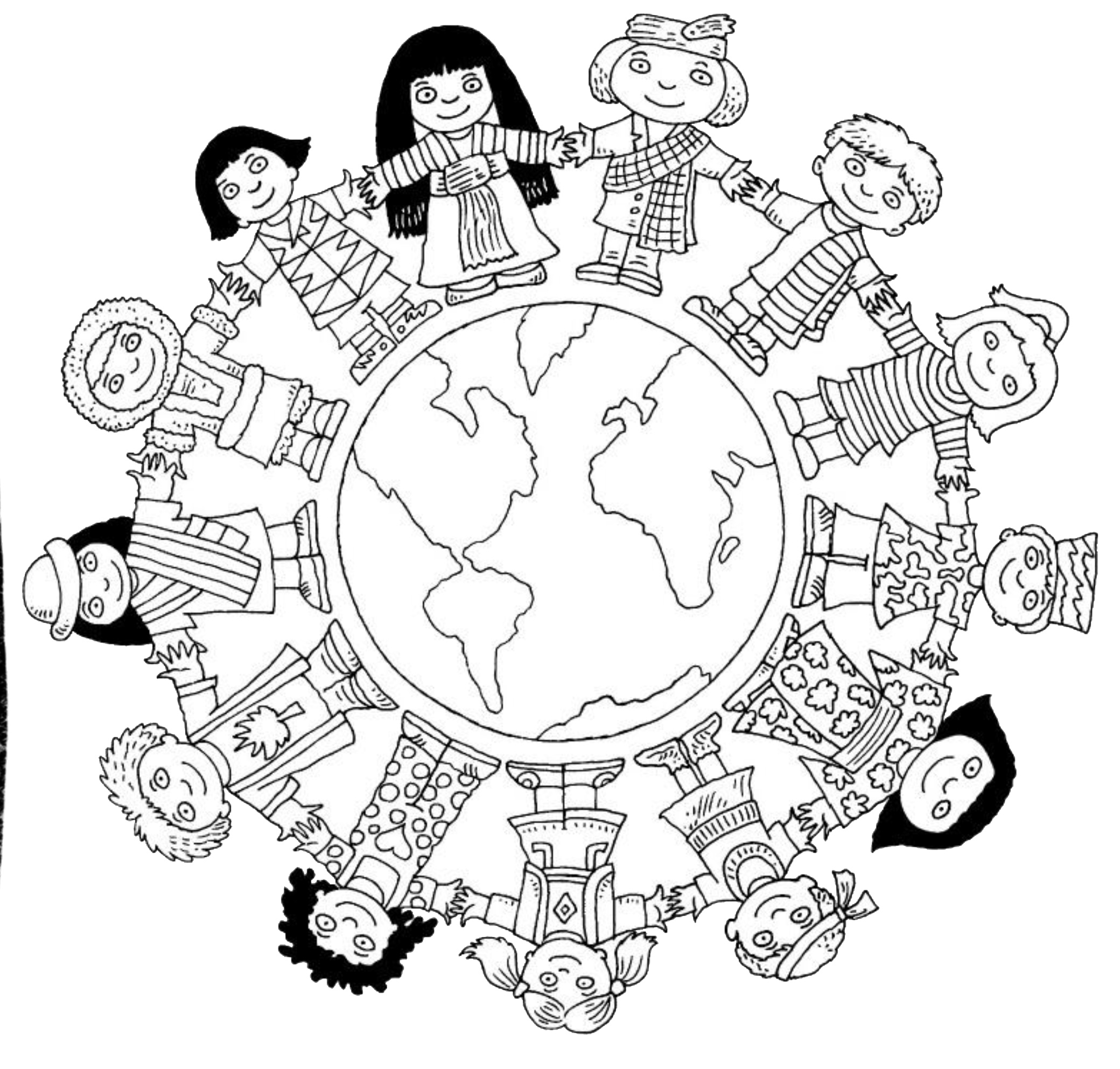 Featured image of post Multicultural Children Clipart Black And White Search for children clipart in black and white in