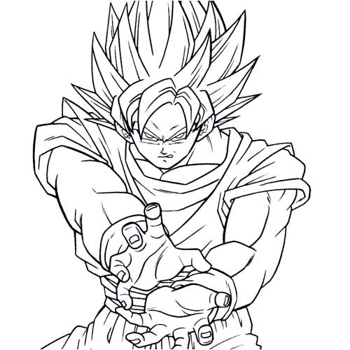Goku | Coloring Pages for Kids and for Adults
