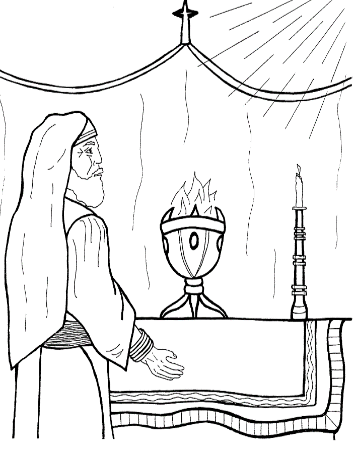 Zechariah And Elizabeth Coloring Pages -  Image