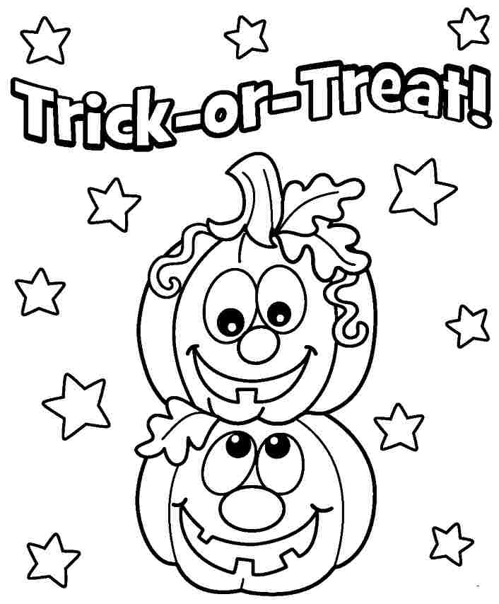 Free Halloween Coloring Pages Preschoolers, Download Free Halloween