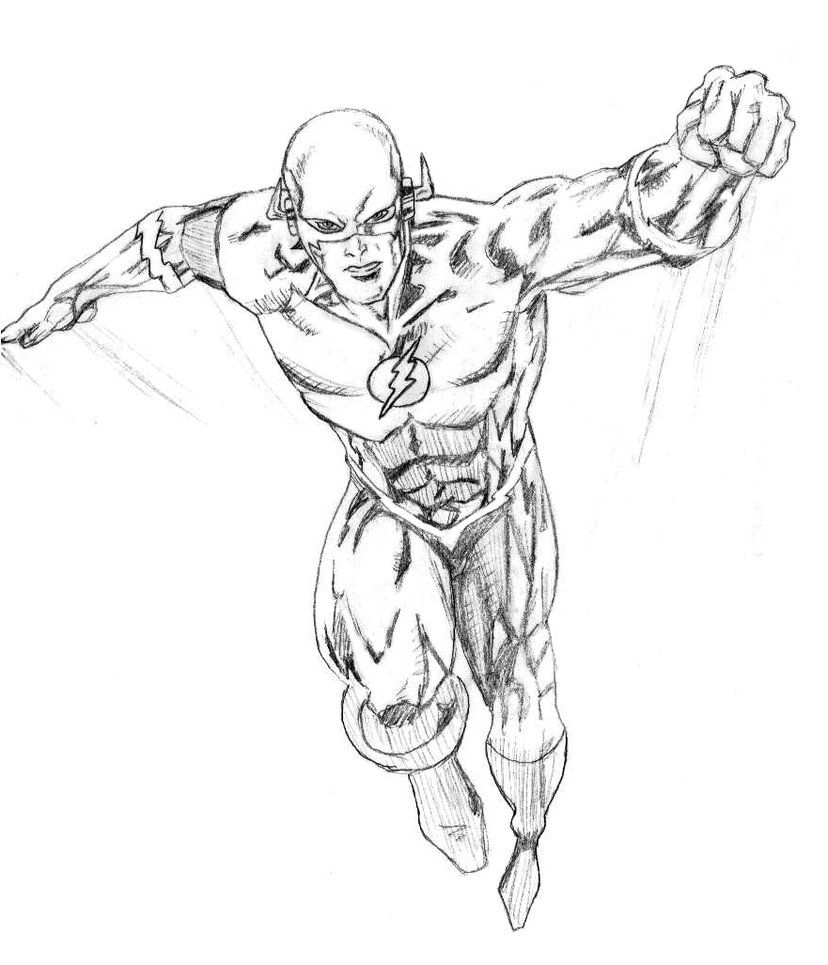 The Flash | Coloring Pages for Kids and for Adults