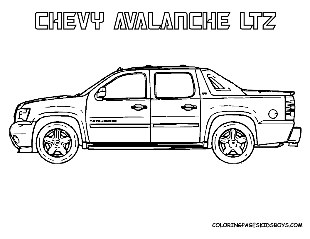 Chevrolet Car Coloring Pages | High Quality Coloring Pages
