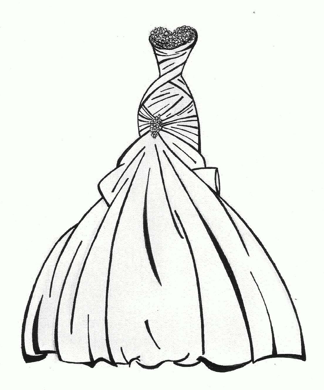 60S Dress Coloring Pages | Coloring Pages For All Ages
