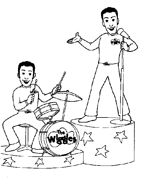 Dorothy In Wiggles Coloring Page