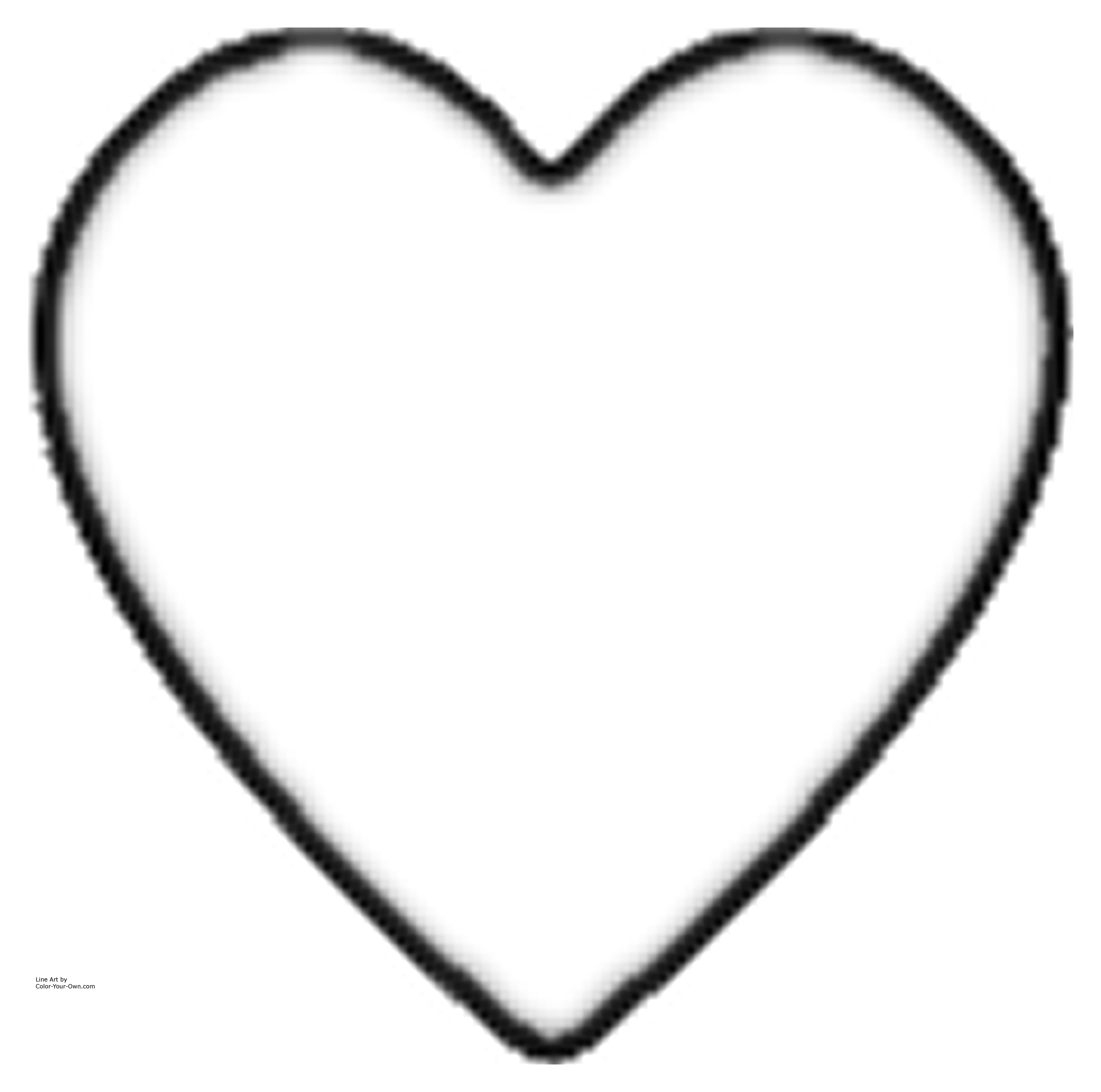 Free Heart Coloring Pages Printable Download Free Heart Coloring Pages