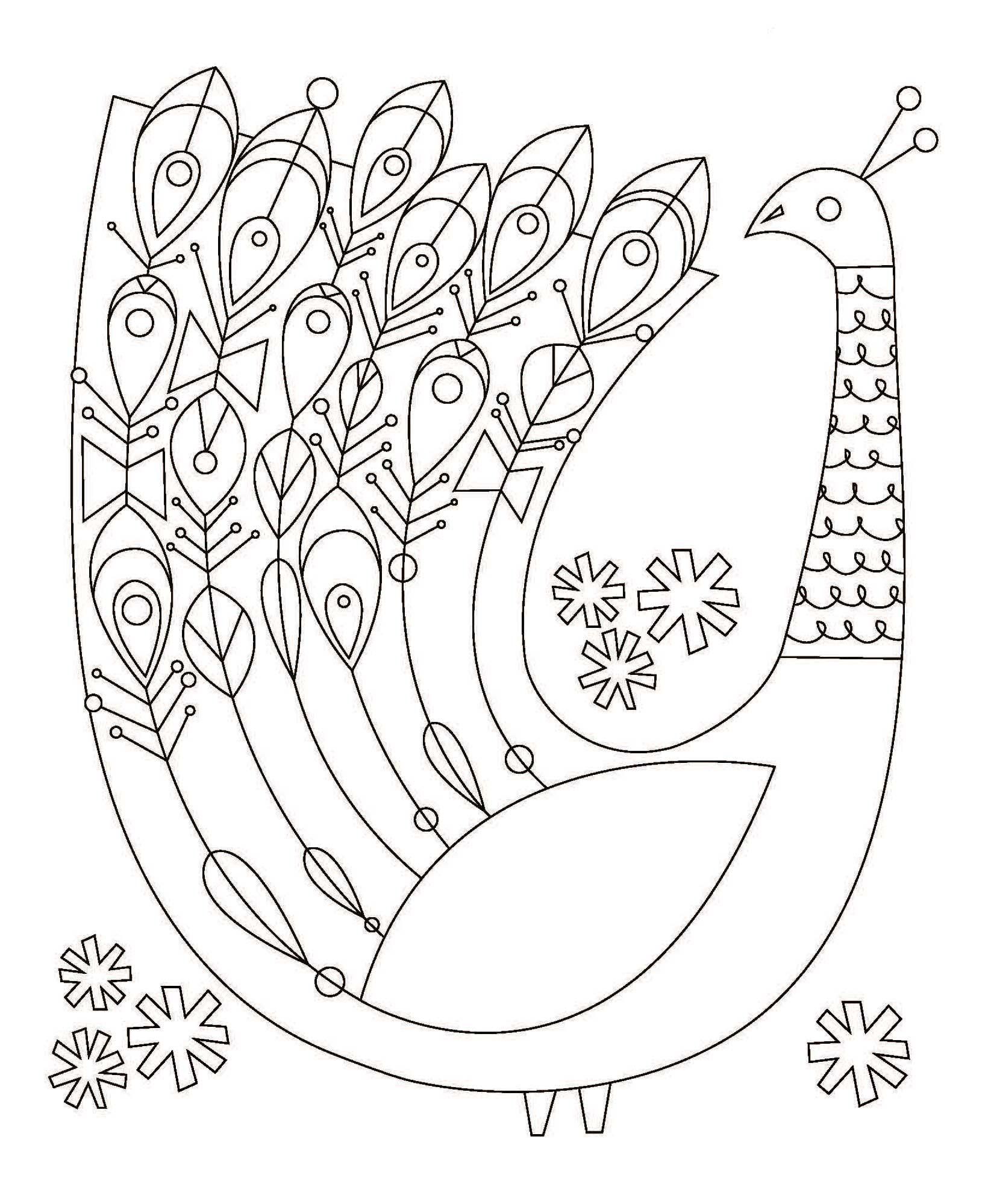 African Folk Art Coloring Pages | Coloring Pages For All Ages