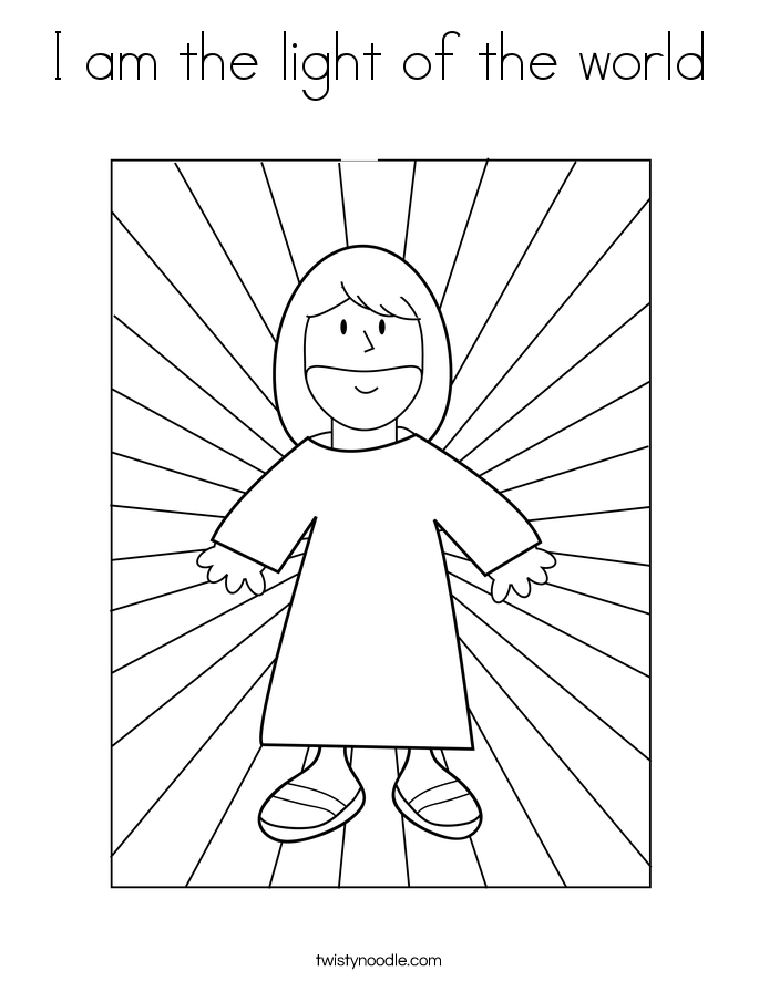 jesus holding the world coloring pages
