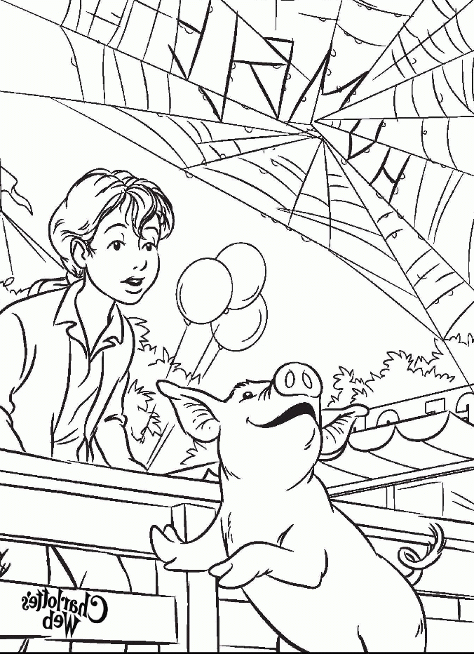 free printable charlottes web coloring pages Clip Art Library
