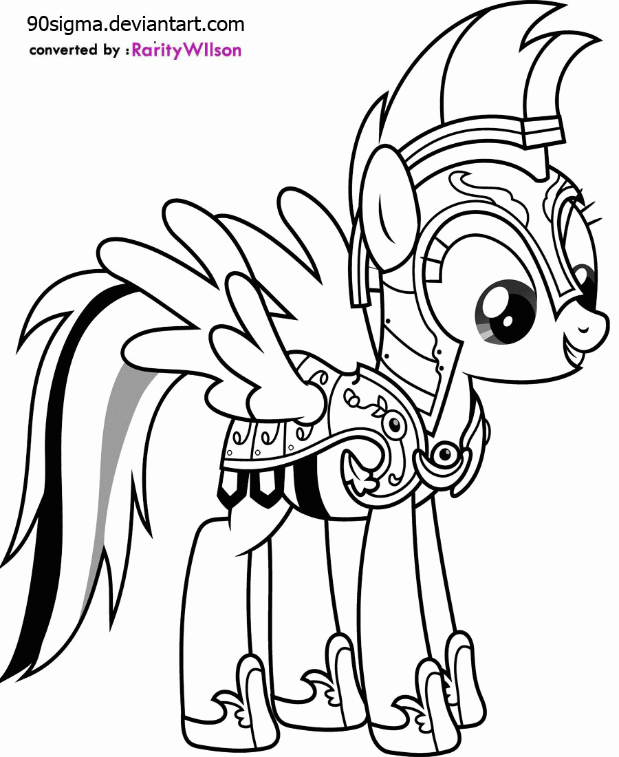  Baby Rainbow Dash Coloring Pages - Rainbow Dash
