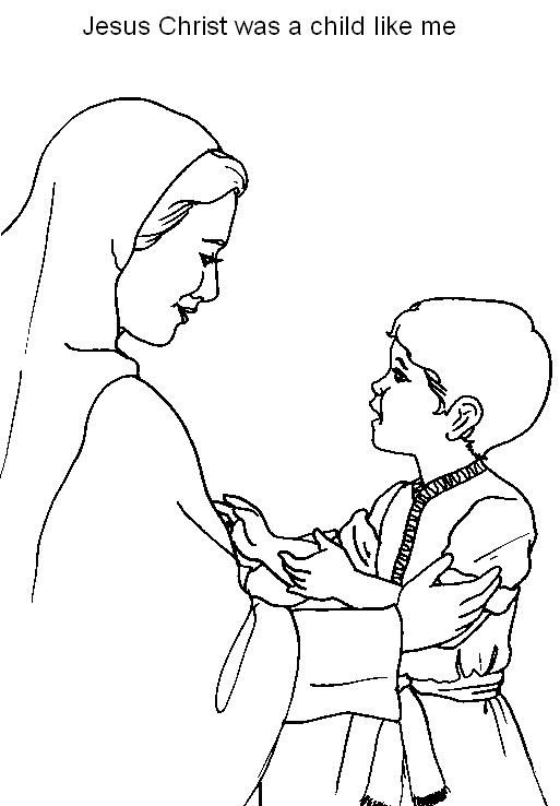 coloring pages about jesus as a boy: coloring pages about jesus