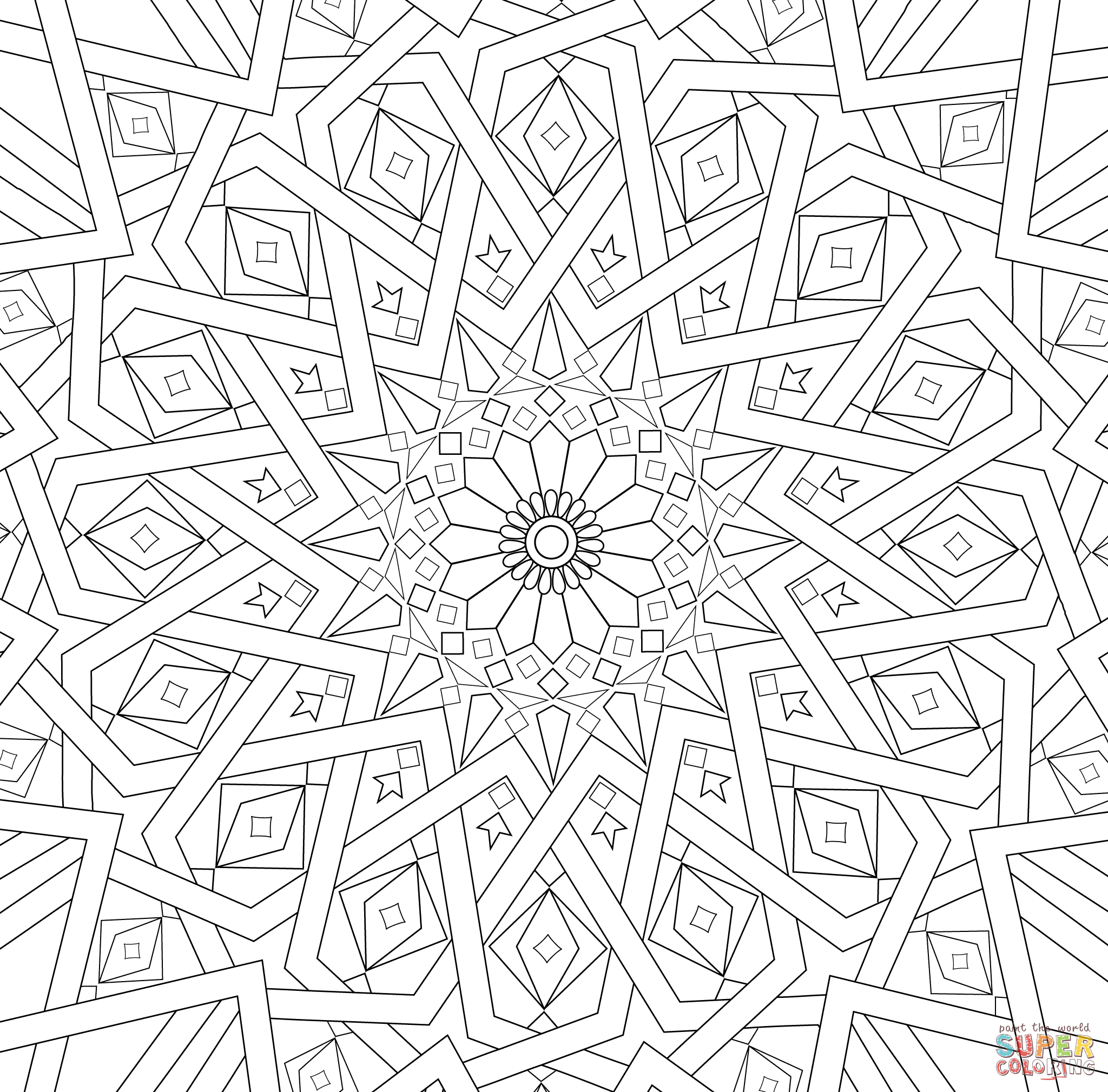  Mosaic Coloring Pages - Free Mosaic Patterns Coloring
