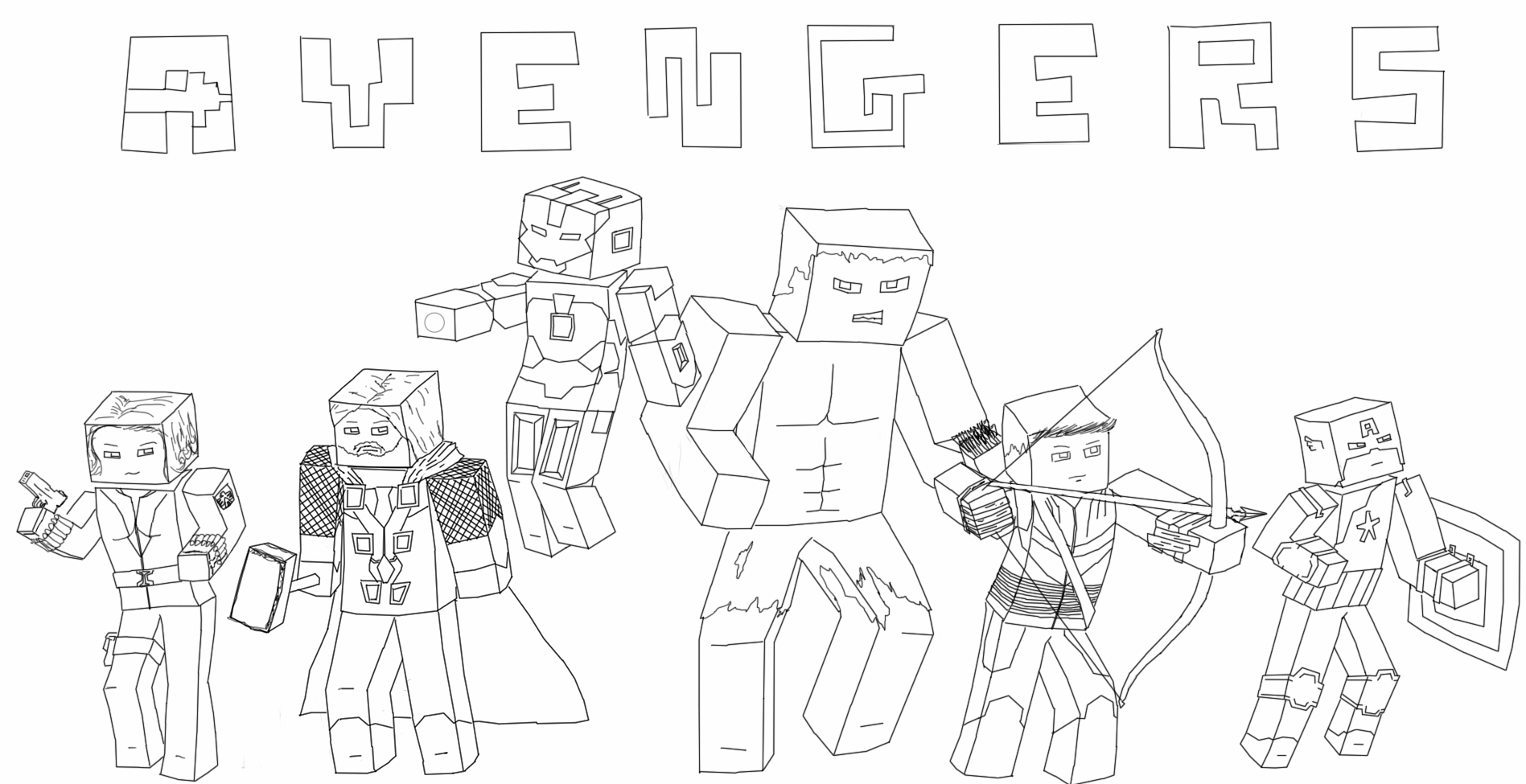 Minecraft Coloring Pages Steve Diamond Armor - High Quality