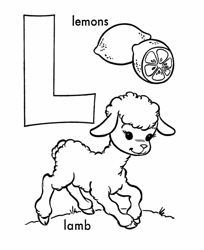 Free Free Coloring Pages Letter L Download Free Free Coloring Pages