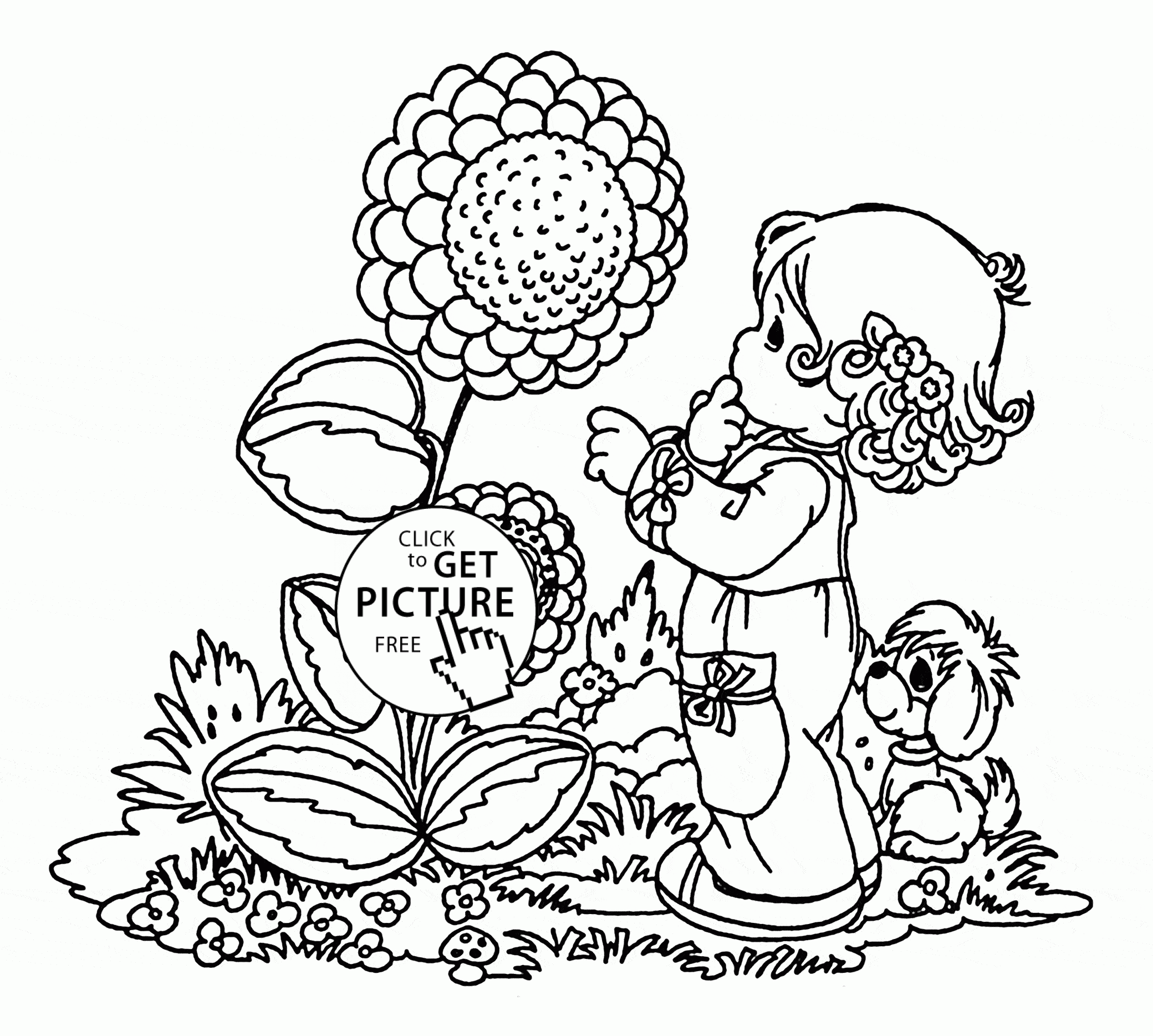 Free Free Printable Spring Flowers Coloring Pages Download Free Free