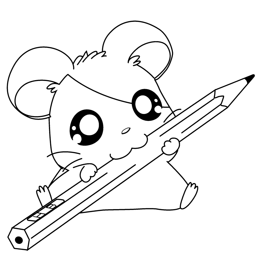 Free Coloring Pages Of Cute Kawaii Animals, Download Free Coloring ...