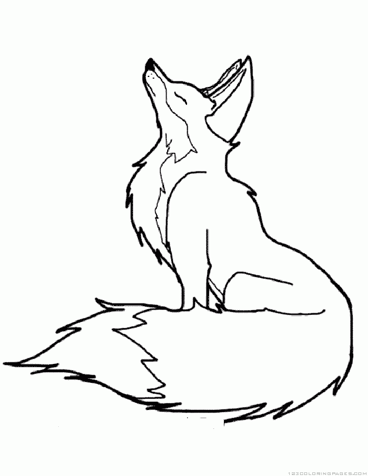 Free Fox Coloring Page, Download Free Fox Coloring Page png images