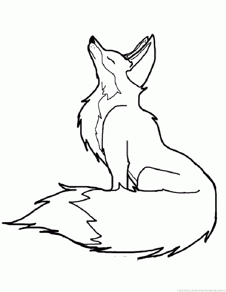 Free Fox Coloring Page Download Free Fox Coloring Page Png Images