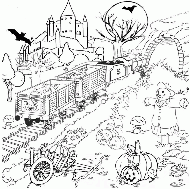 Free Printable Adult Coloring Pages Halloween, Download Free Printable