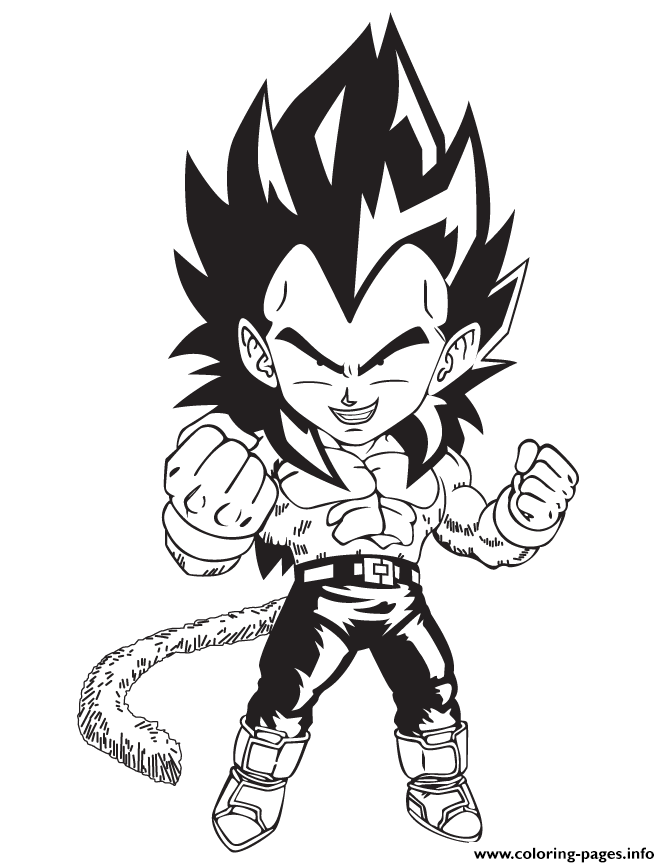 Print dragon ball z online coloring page Coloring pages