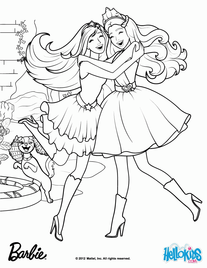 princess barbie valentine coloring pages   Clip Art Library