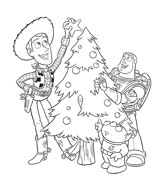 Free Disney Christmas| Coloring Pages for Kids Printable, Download Free