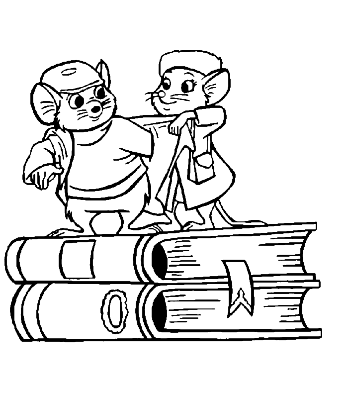 Coloring Pages (The Rescuers)