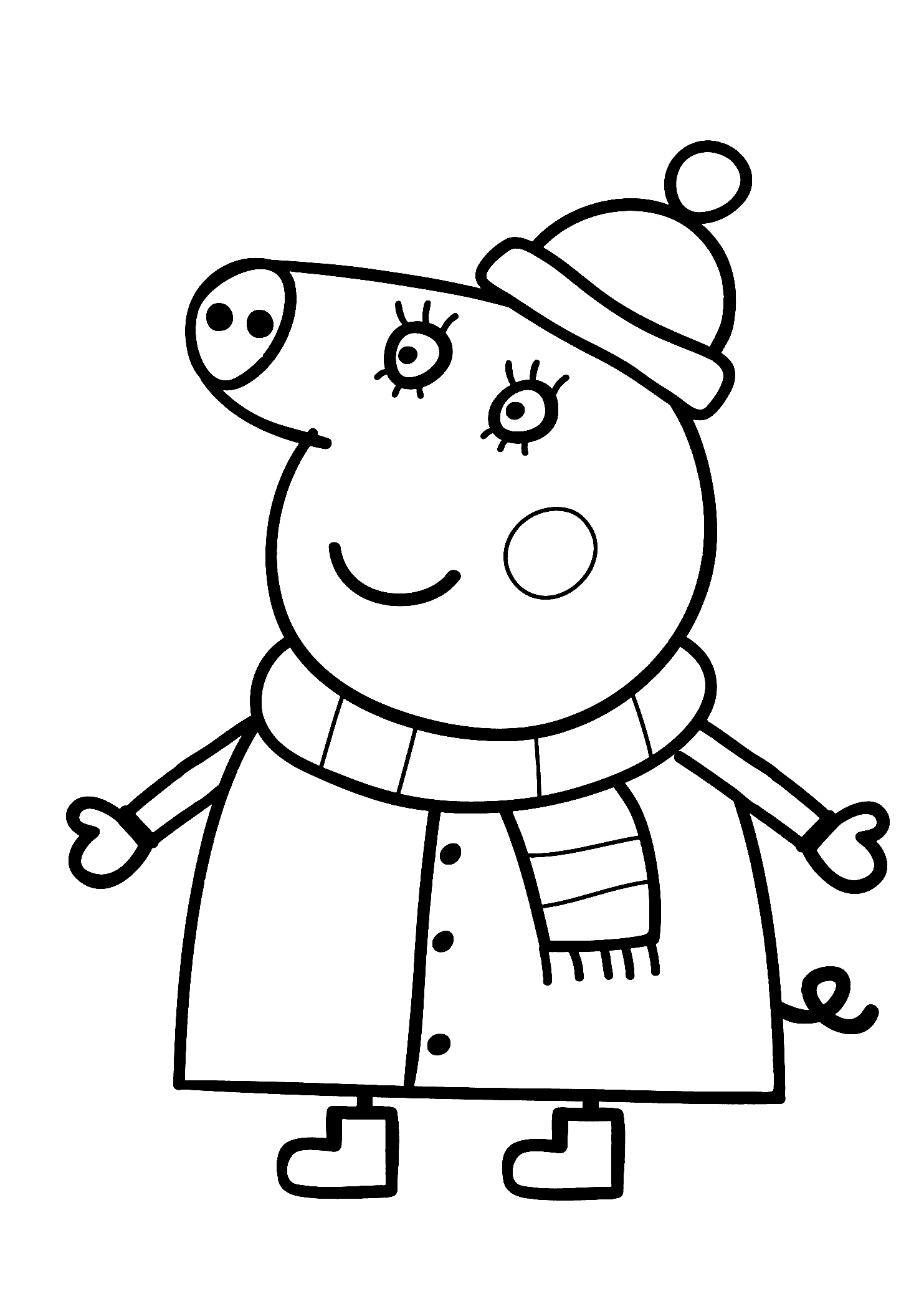 Peppa Pig Free Coloring Book | High Quality Coloring Pages
