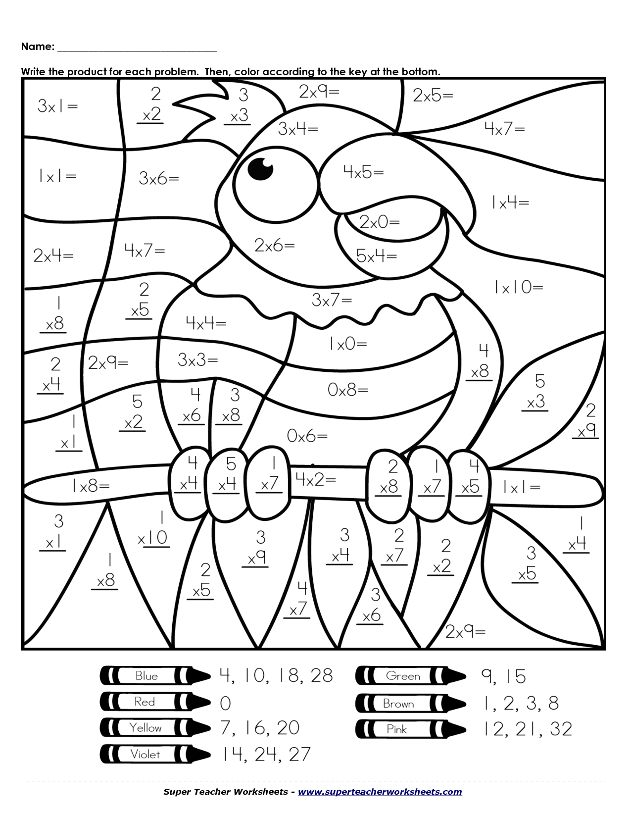 Math Printable Pages