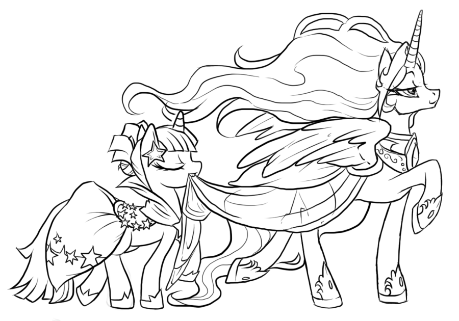 Printable 24 My Little Pony Coloring Pages Princess Celestia
