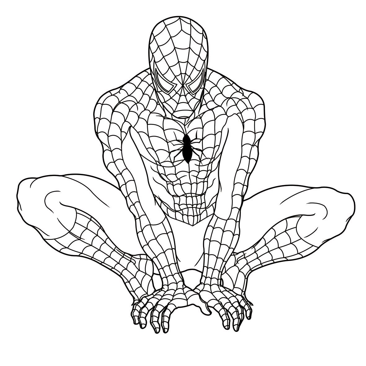 free printable superhero coloring pages   Clip Art Library