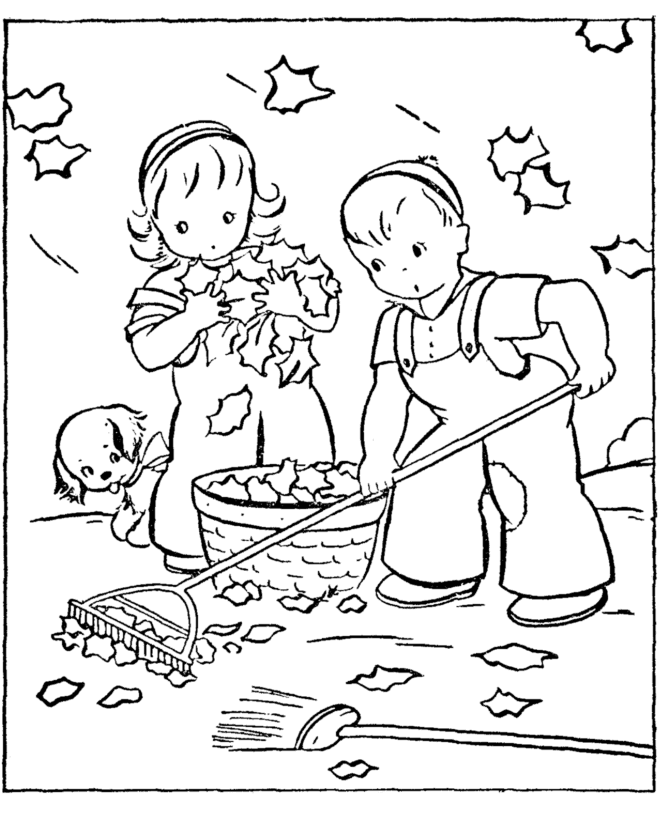 Coloring Pages Autumn Season | Free 