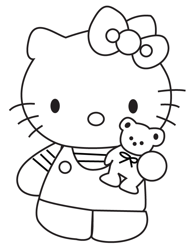 Free Teddy Bear Coloring Pages Free Printable, Download Free Teddy Bear