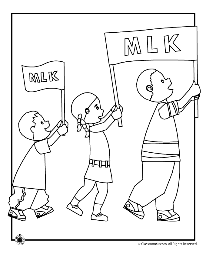 Martin Luther King Jr Coloring Page | Free Printable Coloring