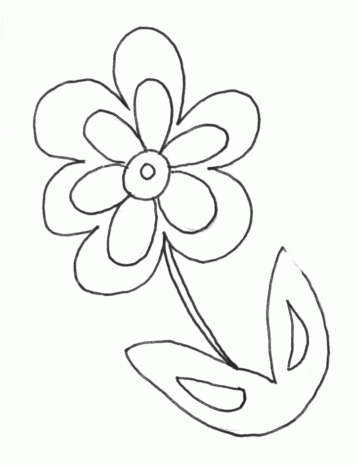 Free Printable Coloring Pages Flowers  Coloring picture