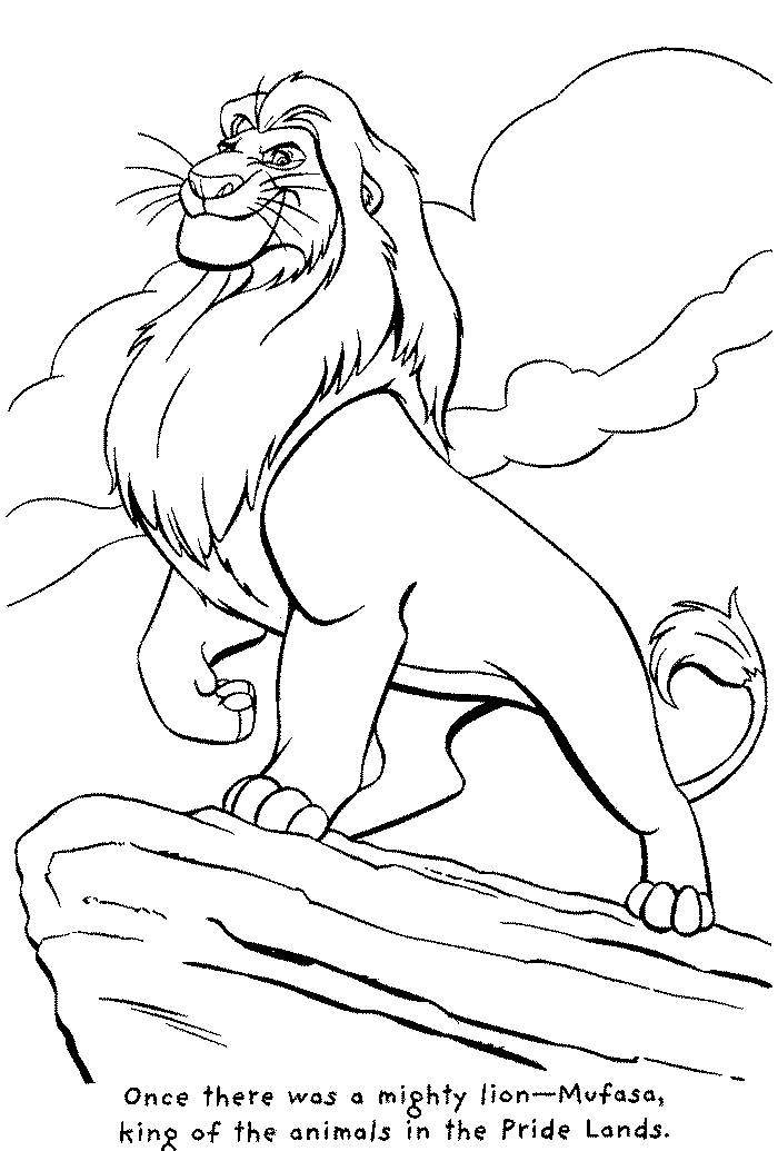 Animal Coloring Pages Lion King |Free coloring on Clipart Library