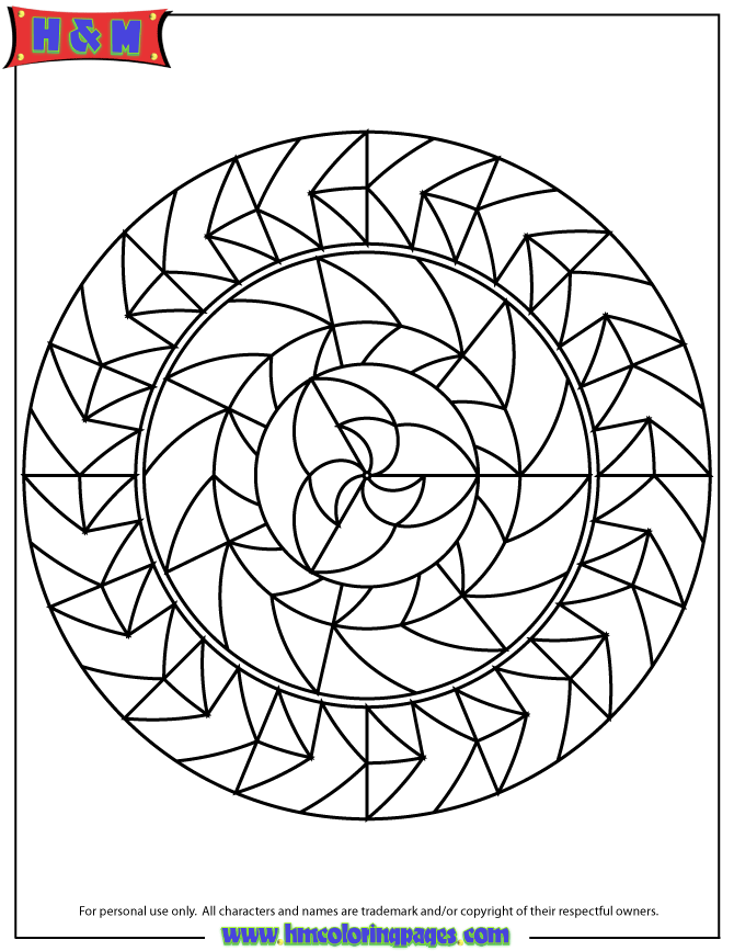 Circular Mandala Coloring Page | Free Printable Coloring Pages