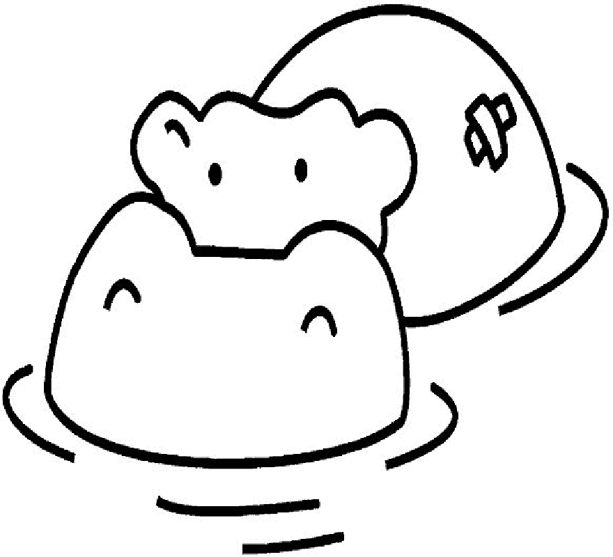 Hippo Drawing For Kids Images  Pictures 