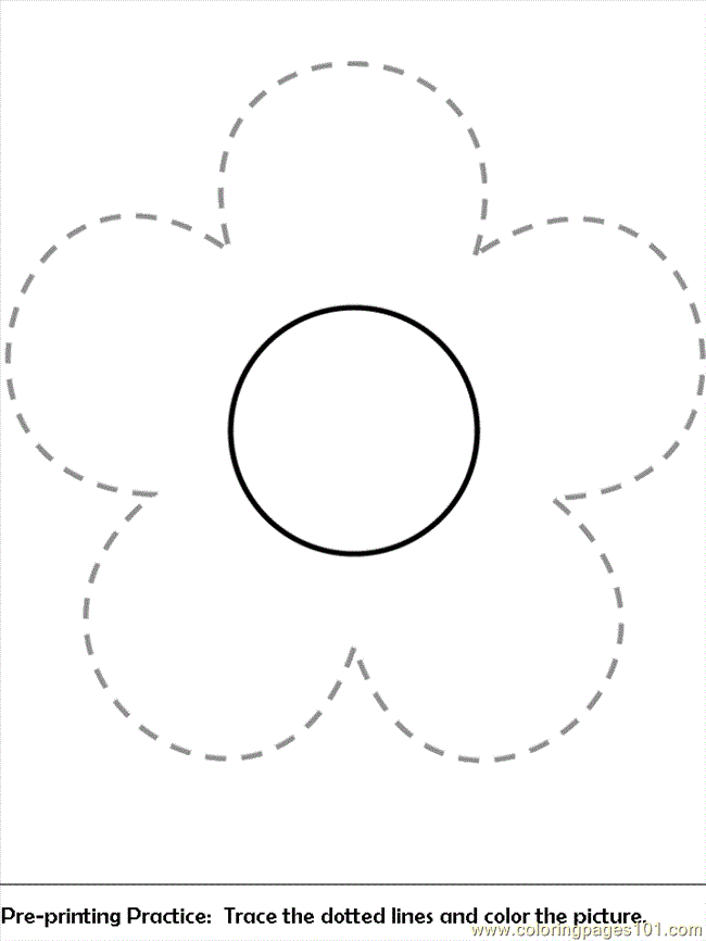 Coloring Picture Of A Flower | Free coloring pages